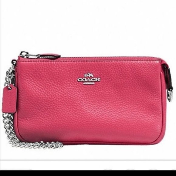 Coach Handbags - Coach wristlet hot pink wristlet 1 Hr sale